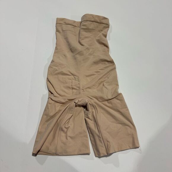 SPANX Nude High Waisted Tummy Control Shapewear Shorts - Picture 2 of 4